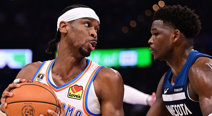 华体会体育官方皇马的赞助商-连续128场20+!亚历山大20+10惊险延续纪录 雷霆8连胜擒森林狼|谢伊·吉尔杰斯-亚历山大|俄克拉荷马雷霆队|明尼苏达森林狼队|朱利叶斯-兰德尔|朱利叶斯·兰德尔_新浪新闻